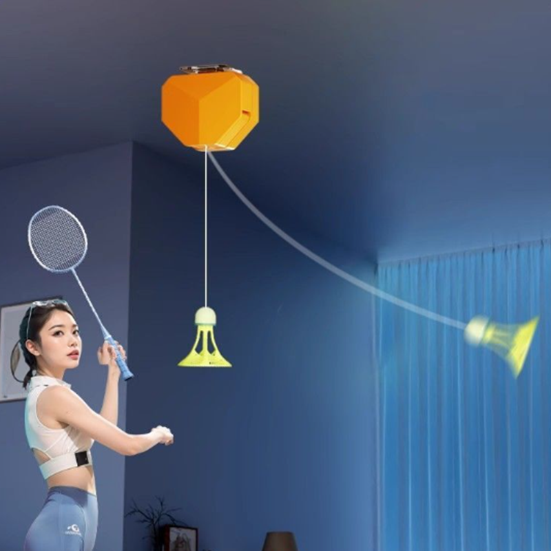 Badminton Rebound Trainer - 조절 가능한 리바운드 배드민턴 트레이너, 싱글