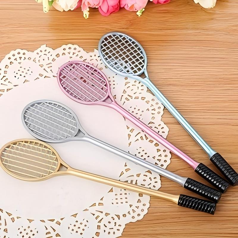 Badminton Quotes - 4-10개입 창의적인 테니스 라켓 모양 젤