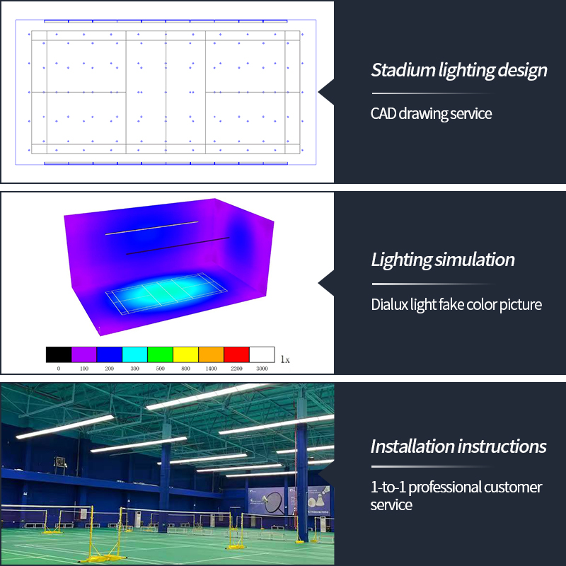 새로운 실내 LED 배드민턴 경기장 조명 LED 배드민 - Badminton Field 리뷰 및 가격