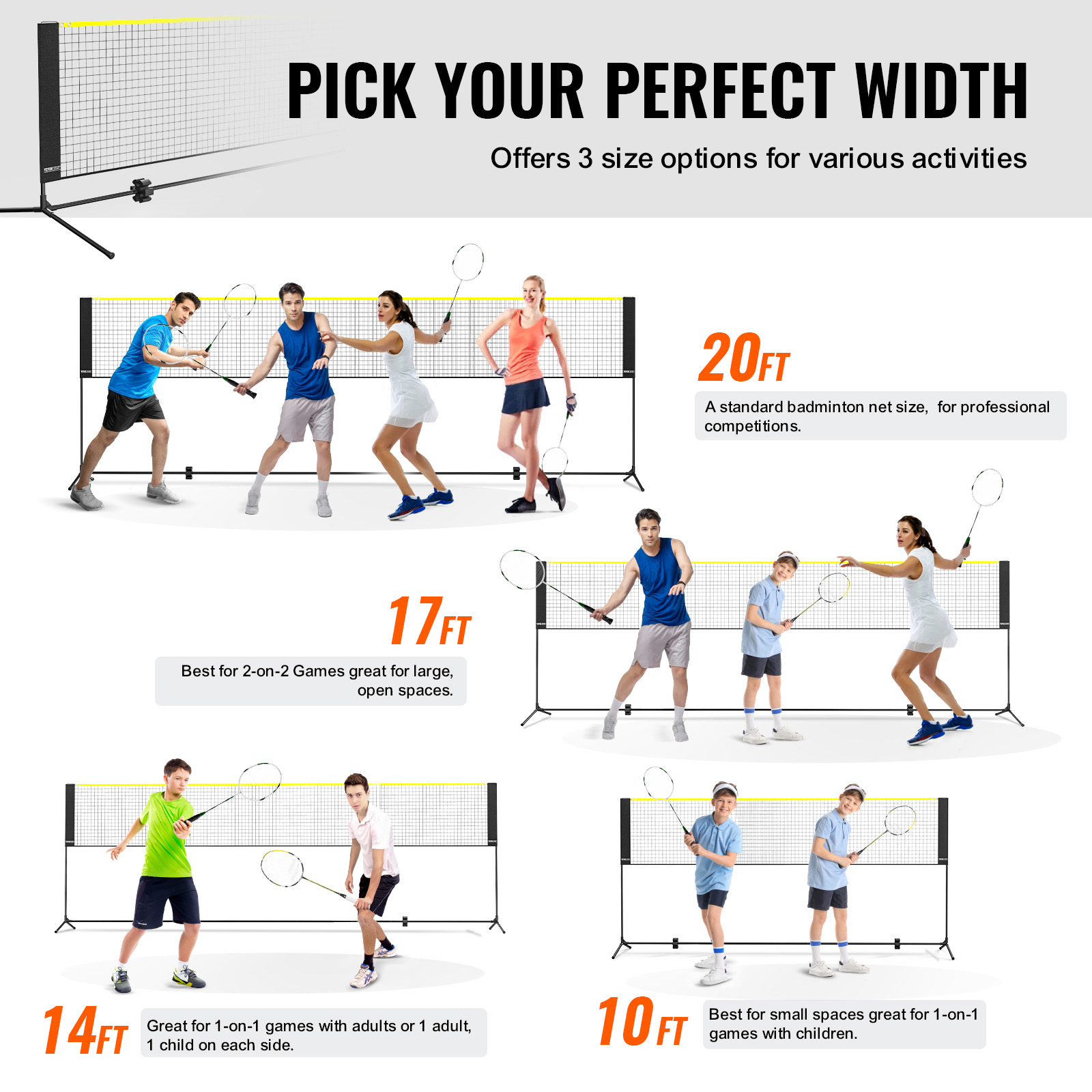 SucceBuy 20피트 배드민턴 네트 높이 조절 가능 - Badminton Rebound Trainer 리뷰 및 가격