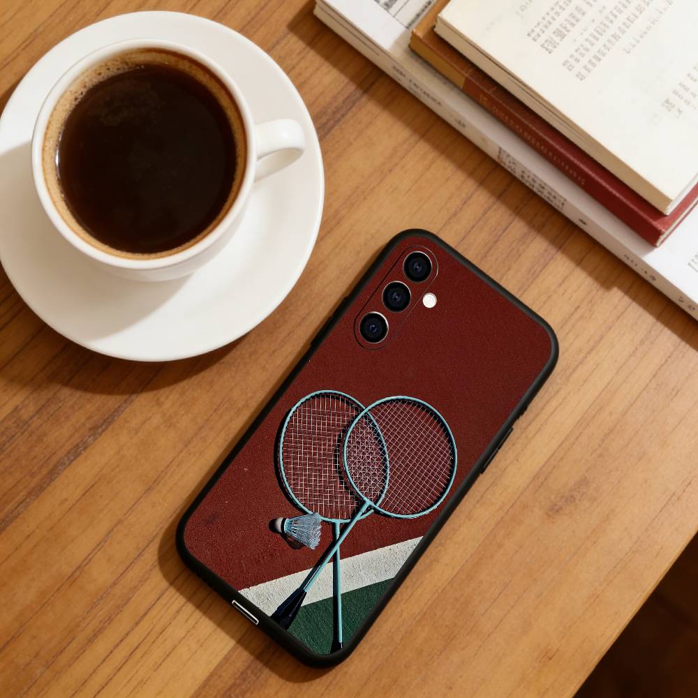 S-세련된 배드민턴 폰 케이스 삼성 갤럭시 A73,A7 - Badminton Quotes 리뷰 및 가격