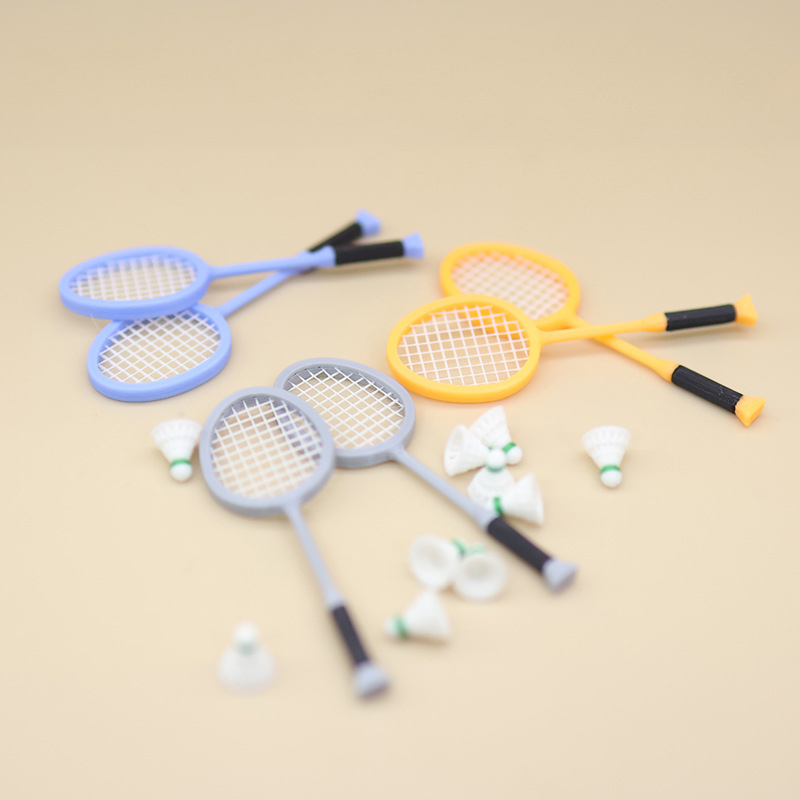 인형의 집 스포츠 장면 장식 인형의 집 역할 놀이 장난 - Badminton House 리뷰 및 가격