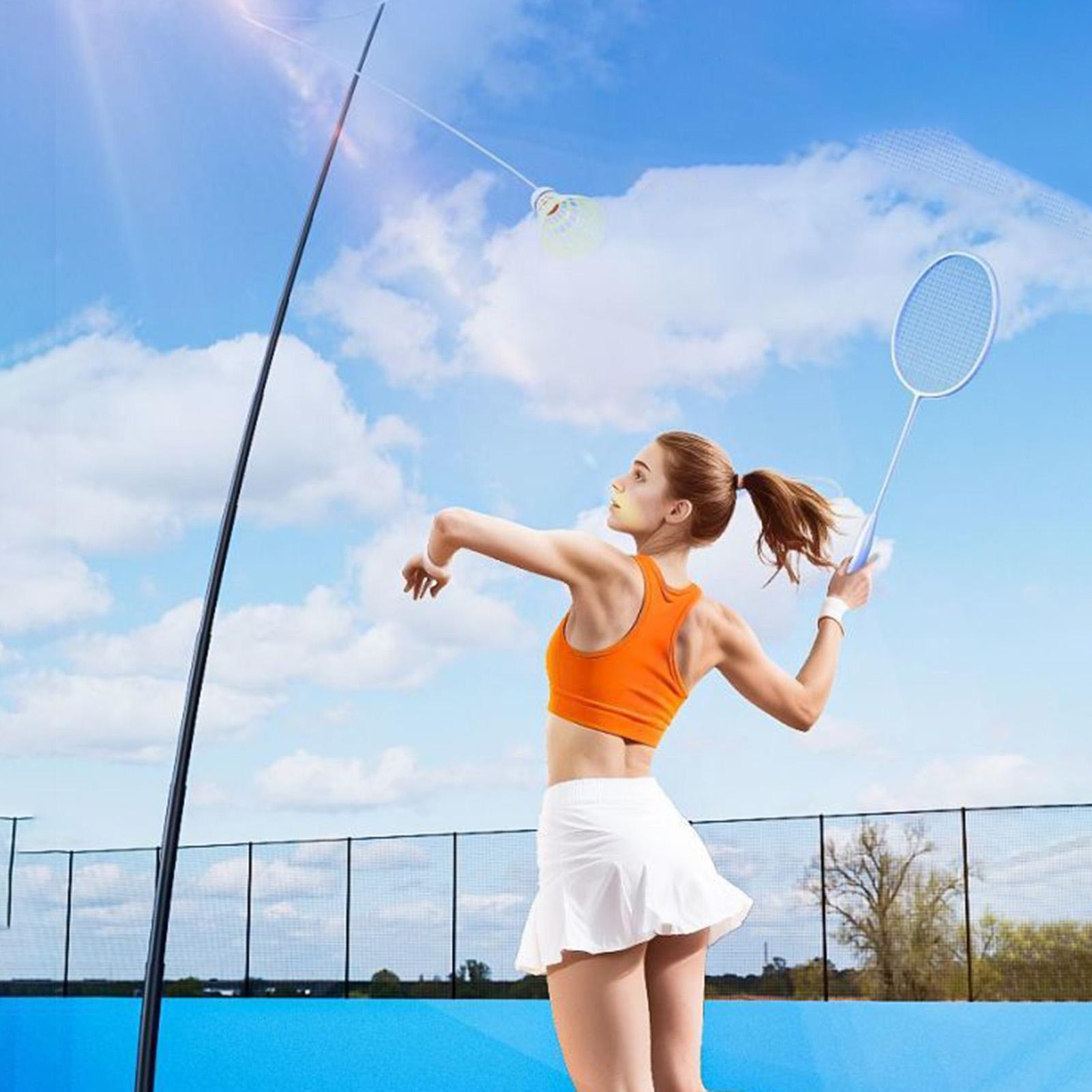 배드민턴 싱글 트레이닝 보조기구 휴대용 접이식 자동 리 - Badminton Rebound Trainer 리뷰 및 가격