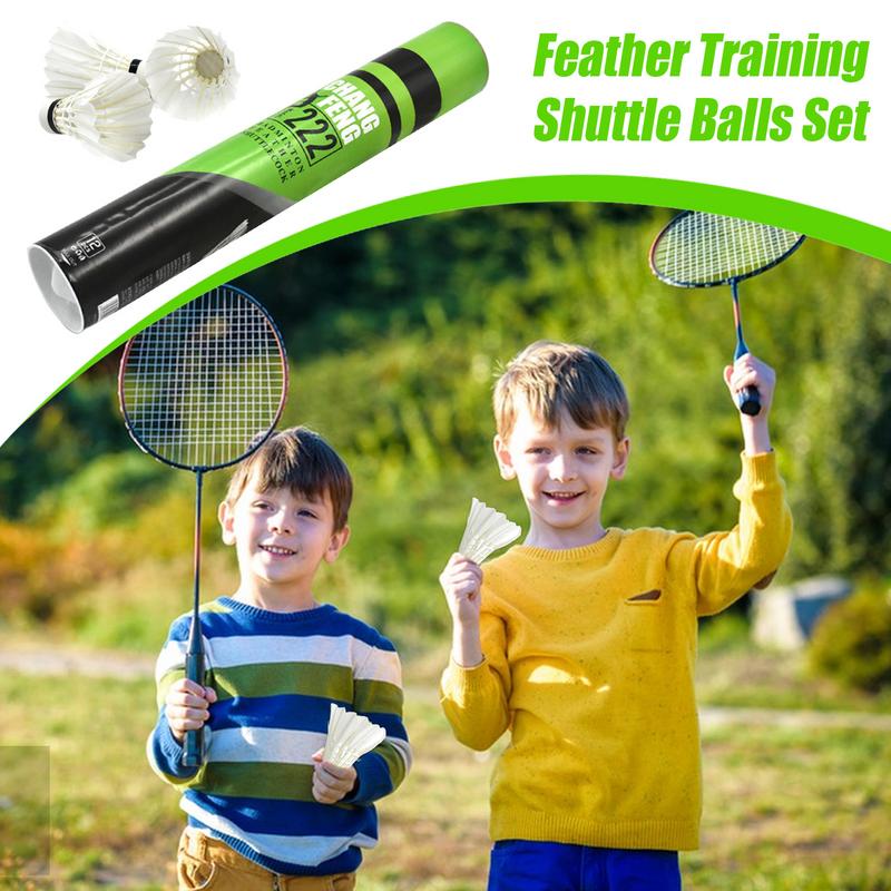 12PC 내구성 배드민턴 셔틀콕 오리 깃털 배드민턴 셔 - Badminton Bwf 리뷰 및 가격