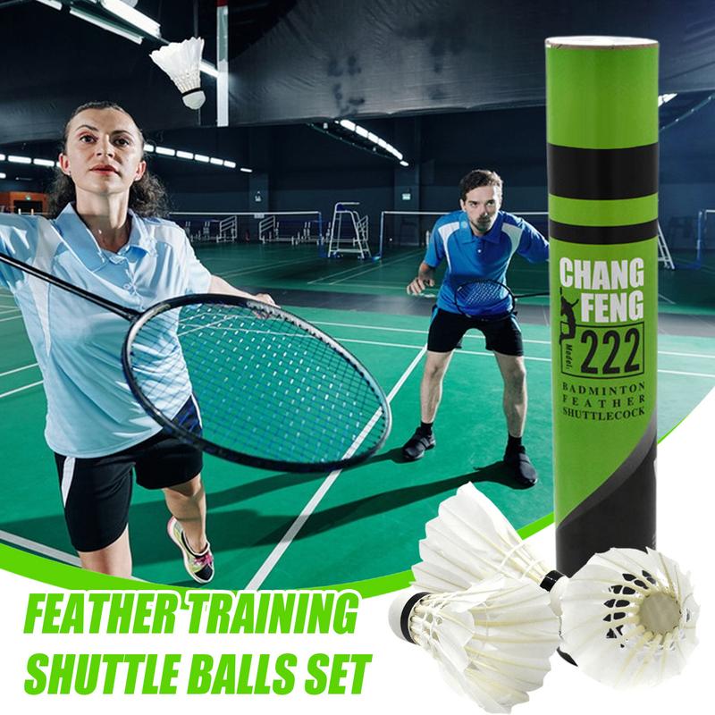 12PC 내구성 배드민턴 셔틀콕 오리 깃털 배드민턴 셔 - Badminton Bwf 리뷰 및 가격