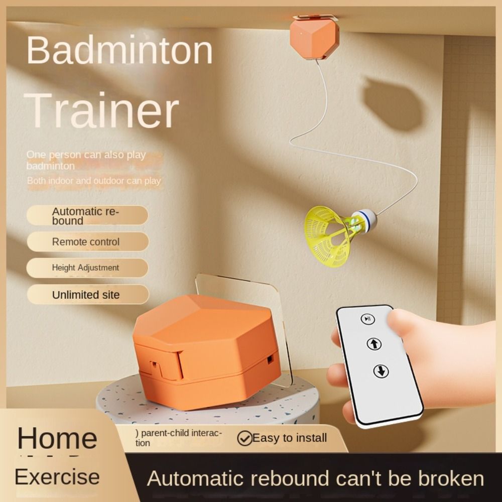 1세트 전동 배드민턴 트레이너, 회전 리바운드, 셀프  - Badminton Rebound Trainer 리뷰 및 가격