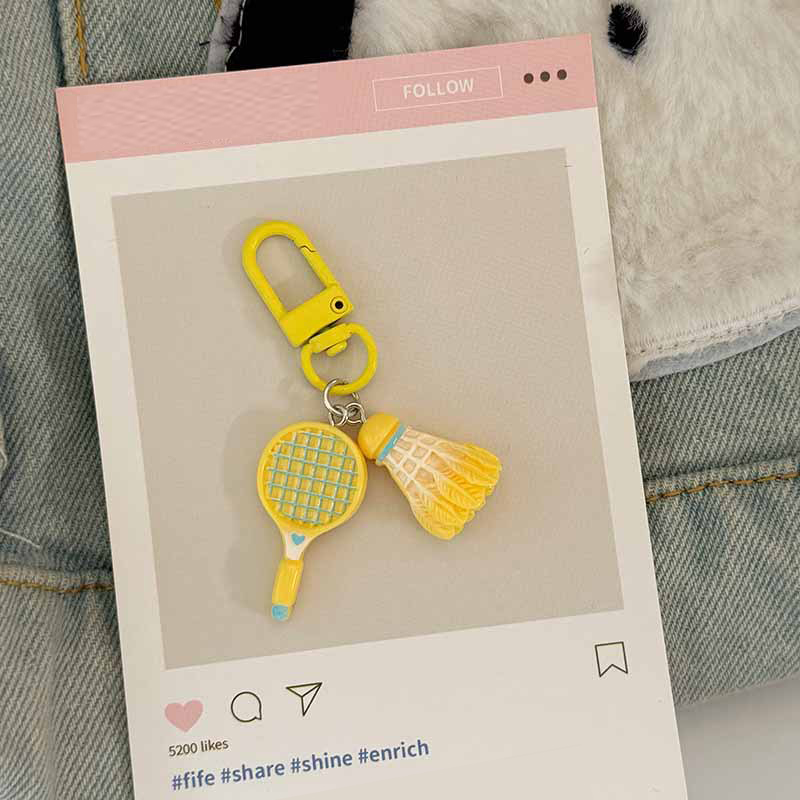 배드민턴 열쇠 홀더 경량 가방 걸이 열쇠고리 다채로운  - Badminton House 리뷰 및 가격
